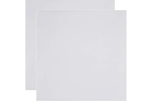 BENECREAT 2PCS White Silicone Rubber Sheet Plate 300x300x2mm High Temperature Resistant Gasket Board, Used for Make Gaskets and Seals