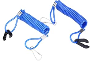 Akozon Lot de 2 Porte-clés pour Interrupteur d'arrêt du Moteur Interrupteur de sécurité de sécurité à Bordures extérieures.