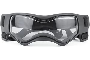 DONGKER Occhiali Sole per Cani,Occhiali Protezione UV per Cane da 5,9 "-9,8" con Cinturini Regolabili per Cuccioli Gattini