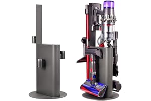 Xingsiyue Stojak Kompatybilny z Dyson V6 V7 V8 V10 V11 V112 V15 DC58 DC59 DC62 DC74 Bezprzewodowy Odkurzacz - Akcesoria Zestaw Szczotek Uchwyt do Przechowywania ze Stali Węglowej Stojak Podłogowy