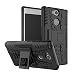 Produktbild JARNING Sony Xperia XA2 H4133 H3133 H3123 H4113 H3113/ Sony SM12 Hülle Hybrid Schutzhülle Cover Case Rüstung Armor Dual Layer Handytasche Back cover ständer stoßfest Handy Hülle Tasche Schutz Schale Bumper Etui-Schwarz