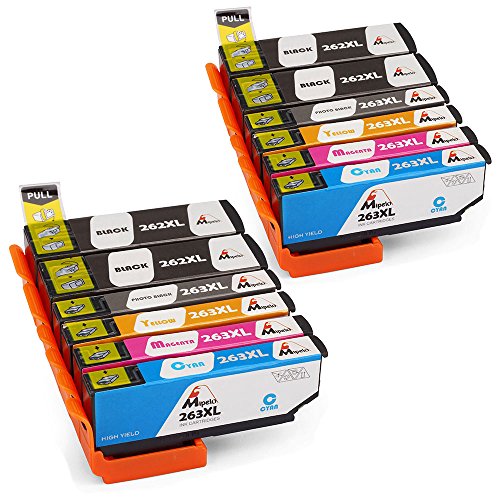 Mipelo Kompatibler Ersatz für 26 26XL Hohe Kapazität Druckerpatrone - 12 Pack Gilt für Epson Expression Premium XP-600 XP-700 XP-820 Drucker