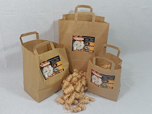 1 kg Premium Zündfüchse Bio Holzwolle Anzünder Kaminanzünder Bioanzünder Grillanzünder Ofenanzünder - 5