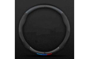 THOMIX Couvre Volant Voiture pour BMW 5 Series 3 Series 7 Series 1 Series 320li 325li 330li 525li X1X3X5, Housse de Volant de Voiture Antidérapante et Respirante Tout Compris, Couvre-Volant Protege Volant