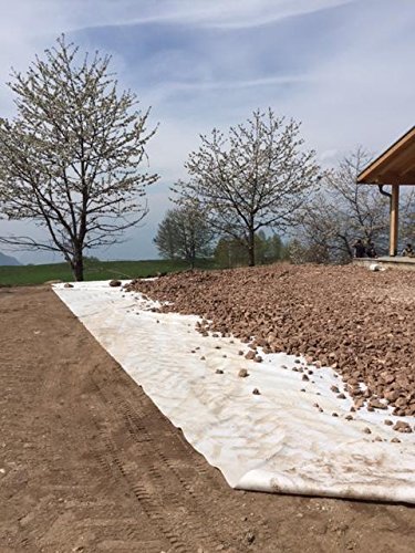 150 gr./m² Filtervlies, Drainagevlies 25 m x 1,5 m (37,5 qm) - 4