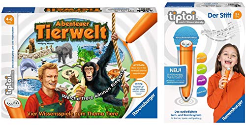 Preisvergleich Produktbild Ravensburger tiptoi® 2er Set Der Stift + Abenteuer Tierwelt