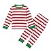Hankyky Baby Mädchen Jungen Weihnachten Zweiteiliger Schlafanzug Schlafanzughose Baumwolle Unisex Loungewear Christmas Pajamas 2 Sets Gr.0-5 Jahre