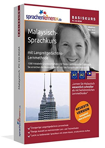 Download Malaysisch-Basiskurs mit Langzeitgedächtnis-Lernmethode von Sprachenlernen24.de: Lernstufen A1 + A2. Malaysisch lernen für Anfänger. Sprachkurs PC CD-ROM für Windows 8,7,Vista,XP / Linux / Mac OS X Download Malaysisch-Basiskurs mit Langzeitgedächtnis-Lernmethode von Sprachenlernen24.de: Lernstufen A1 + A2. Malaysisch lernen für Anfänger. Sprachkurs PC CD-ROM für Windows 8,7,Vista,XP / Linux / Mac OS X