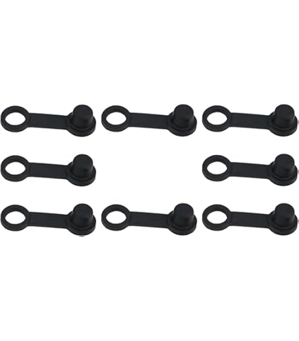 Bleed Valve Dust Covers,Brake Caliper Bleeder Screw,4X Brake Bleeder Screw,Brake Bleeder Screw Dust Cover,Black Rubber Brake Bleed Nipple Grease Dust Cover 8mm Motorcycle Motorbike - View #10