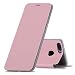 Produktbild Happon OPPO R11s Flip Cover, Case, Skin Card Slot [Stand Feature] Leather Wallet Case Vintage Book Style Magnetic Protective Cover Holder for OPPO R11s - Pink