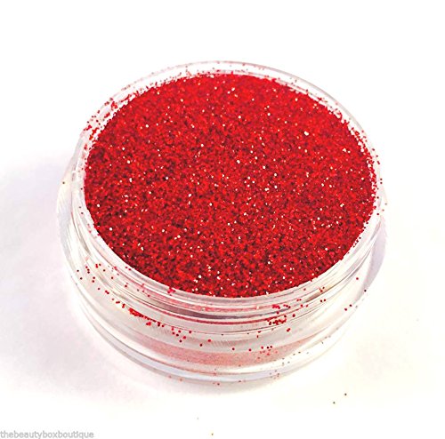 Glitter Pot - GH6 Holographic Red Glitter Eye Eye shadow Nail Art Face And Body