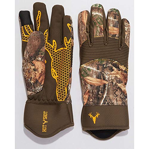 Hot Shot® - Guantes táctiles para Hombre, Large, Realtree EdgeÂ®