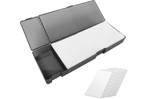 VOANZO Palette Humide pour modèles Miniatures avec 60 Feuilles hydrosolubles – Palette de Peinture Acrylique pour Garder la Peinture Humide Plus Longtemps, idéale pour Les Artistes et Les Amateurs