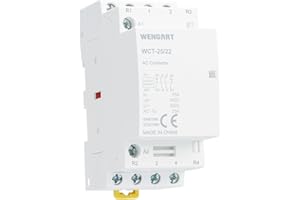 Wengart Contactor doméstico WCT-25,contactos 4P 2NO2NC,AC230V 25A,control preciso,eficiente y ahorrador de energía,electrodomésticos fáciles de administrar