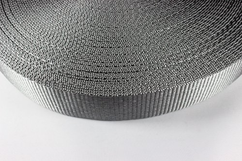 3m Gurtband 30mm (1,05€/m)- 1007- grau - 2