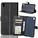 Produktbild Nancen Sony Xperia Z5 Premium / Z5 Plus Lederhülle Neu Style Acht Farbe Weich PU Flip Case Ledertasche / Schutz Etui, Einfach Vintage Kollektion Karten Slot Foto Wallet Hülle Handy Tasche Zubehör