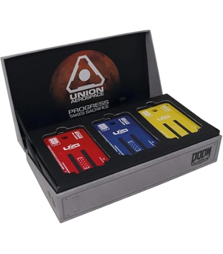 Doom 30th Anniversal 3 Pixel Key Prop Rep Set Limited Edition