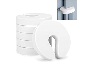 RENKE Door Finger Guards Pack of 6, Anti Door Slam Door Protector in White, Door Slam Stopper,Door slam Stopper,Door Finger Guards,Door Protector,Anti Door slam,Finger Guards for Doors