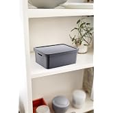 Smartware Stafi Multi-Purpose Lid Box 12 LT ANTHRACITE