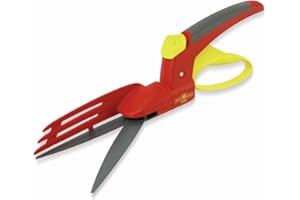 Wolf-Garten 7023000 RI-GC Forbici per Erba Professional, Rosso/Argento