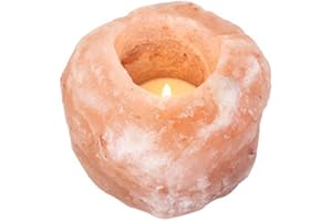 LAMARE Salzbrocken salzlampe de sel de l'himalaya Lampe de sel pour Bougie 0,7-1 kg