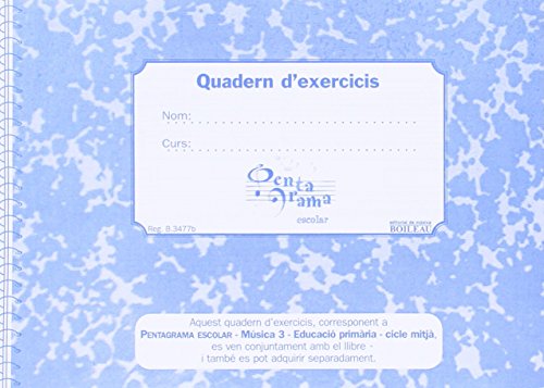 Pentagrama Escolar 3CD + Quadern d'exercicis