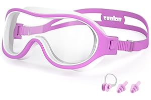 COOLOO Swimming Goggles for Kids 8-16 Kids Swimming Goggles for Children Teens Anti-Fog Anti-UV Clear Wide View Boys Girls