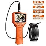 endoskopie definition Leistungsstarker Akku: Eingebauter akku mit 1800 mAh, USB aufladung (im Lieferumfang enthalten), super-akkulaufzeit und dauerbetrieb für 4 stunden (nicht entfernbar). Der Körper ist leicht und belastet das handgelenk nicht lange