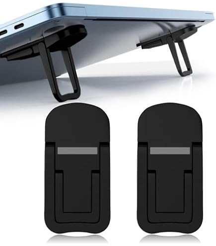 Supports Pieds Pliables Pour Ordinateur Portable - Lot De 2 - Élévateur Ergonomique Pour Meilleure Aération Et Confort