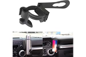 Zicobox JK Supporto per telefono multifunzione per bevande, 2 in 1, staffa di supporto per Jeep Wrangler JK Rubicon Sahara Sport 2/4 porte 2011-2018