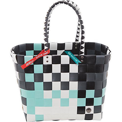 5010-48 ICE-BAG Shopper Klassiker Original Witzgall Taschen Einkaufstasche Einkaufskorb - grün, weiß, schwarz