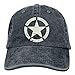 Produktbild JIEKEIO Funny Baseball Caps Hats Vintage Look US Army White Star Emblem Unisex Adult Adjustable Gym Dad Hats