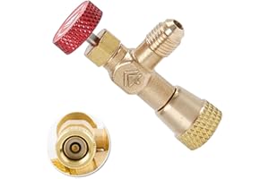 Boomboost Aria condizionata Liquido Valvola Liquido Valvola di Sicurezza Refrigerante Adattatore valvola di carico per refrigerante R32 R410A Valvola di Sicurezza più