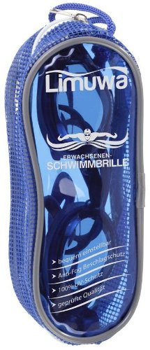 Limuwa Schwimmbrille DELUXE mit Antibeschlag- und 100%-UV-Schutz + Tasche - 2