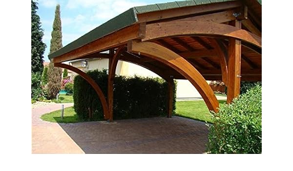 Liveoutside Revelatio Double Carport Massive Posts 16x16 Cm