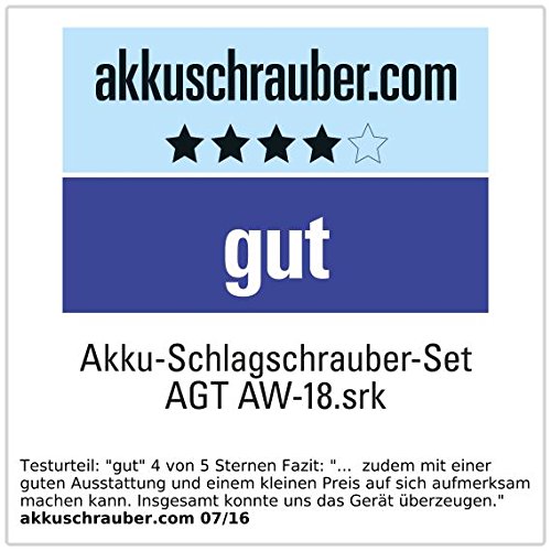 AGT Professional Schlagschrauber AW-18.srk mit Akku & Ladestation - 7