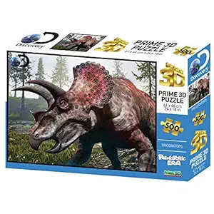 National Geographic Prime 3D Stenonychosaurus Super Puzzle (500 Pieces)