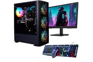 Veno Scorp Budget Gaming PC 22” Bundle Intel Core i5-8GB RAM - 500GB HDD – GTX 750 4GB Vortex V4 ARGB Gaming Case - WINDOWS 10