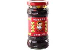 Lao Gan Ma Fermentierte schwarze Sojabohnen in Chiliöl, 280 g