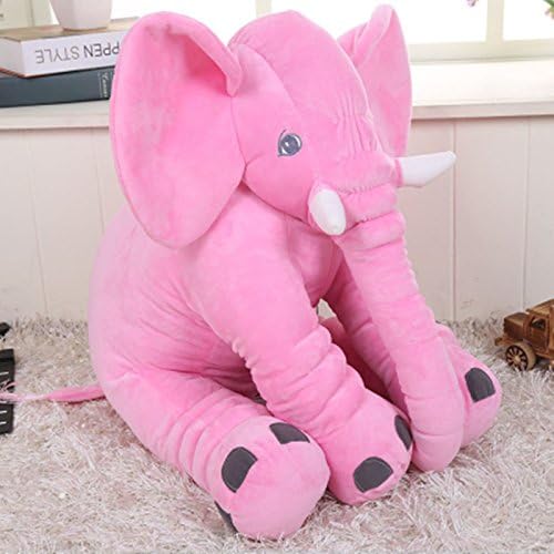 Baby Elephant Plush Toy - Stuffed Toy Sleeping Pillow Cushion for all age,Super soft &amp; Comfort (Pink, 60cm)
