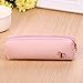 Sanwood Horse Faux Leather Pen Case Pouch Cosmetic Bag (Pink)