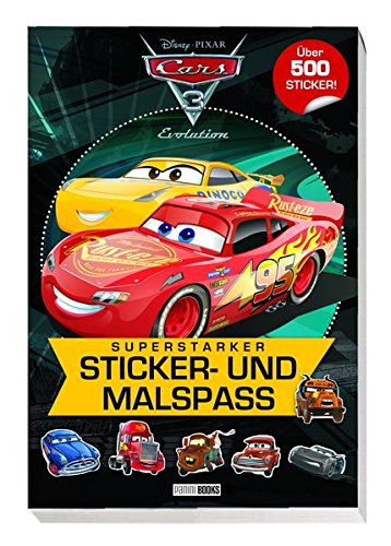 Disney Cars 3: Superstarker Sticker- und Malspaß: über 500 Sticker