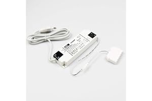 KALB MATERIAL FÜR MÖBEL led fuente de alimentación 12 V 30/60 W transformador controlador adaptador led miniconector, tamaño: 30 W