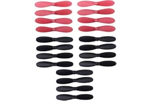 ZYGY 20pcs hélice para HS190 901HS 901S 901H X300C LF606 SG800 E61HW S9 Mini Cuadricóptero RC Drone Paleta Accesorios