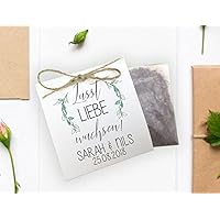 Gastgeschenk zur Hochzeit Personalisiert inkl. Blumensamen