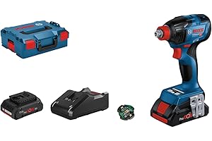 Bosch Professional 18V System Avvitatore a Massa Battente a Batteria GDX 18V-210 C (Coppia max. 210 Nm, incl. 1 mod. Bluetooth, 2 batt. ProCORE18V 4.0Ah, Caricabatt. Rapido GAL 18V-40, in L-BOXX 136)