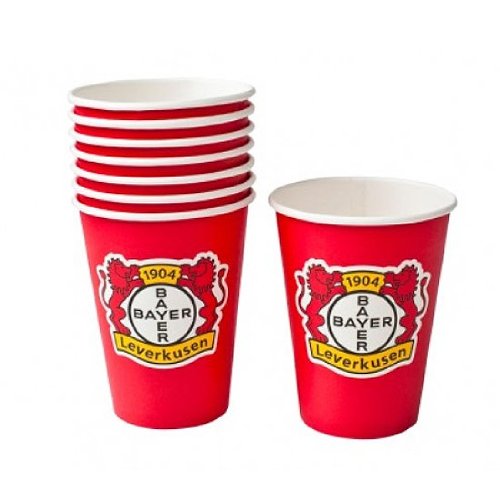 Preisvergleich Produktbild Bayer 04 Leverkusen Partybecher 8er-Set