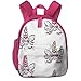 Produktbild Kinderrucksack für Mädchen, Unicorn Hearts White_3333 - parisbebe, Für Kinderschulen Oxfordstoff (pink)
