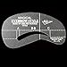 Ularma Hot Selling Ularma24 Styles Eyebrow Shaping Stencils Grooming Kit Makeup Shaper Set Template Tool