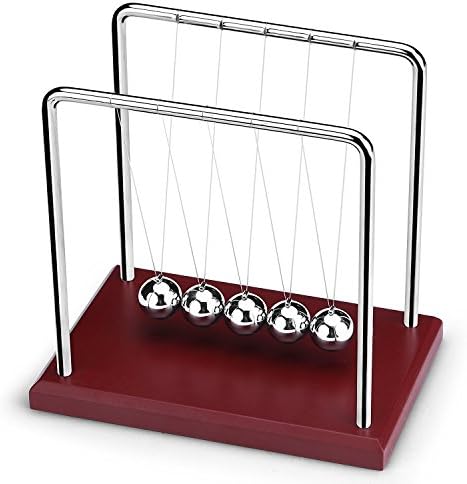 Sbolang Newtons Cradle Balance Balls Art in Motion Pendulum Science Psychology Desk Office Toy
